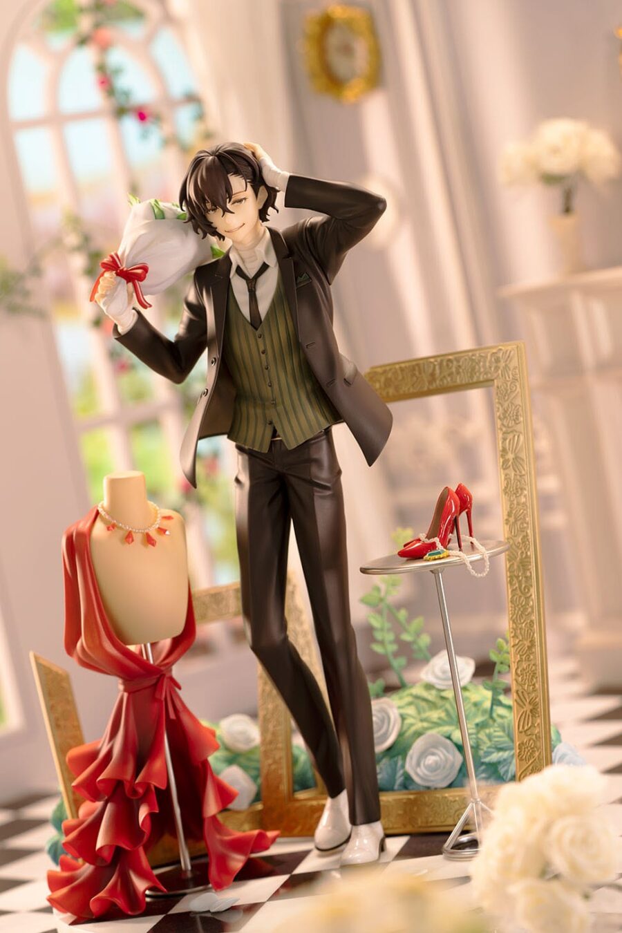 Bungo Stray Dogs 1/8 Dazai Osamu Dress Up Ver. Deluxe Edition originaalfiguur, 26 cm - Image 5