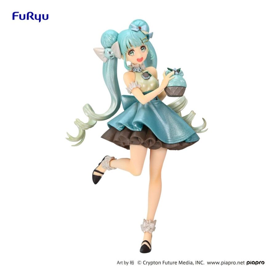 Hatsune Miku Chocolate Mint Pearl Color figure, 17 cm