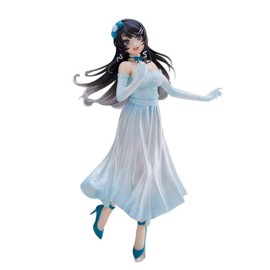 Rascal Does Not Dream of Bunny Girl Senpai Mai Sakurajima Party Dress Ver. originaalfiguur, 20 cm