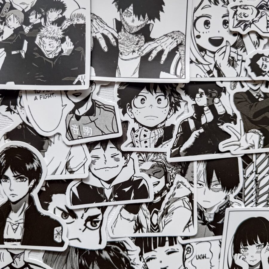 Anime Manga style sticker 5x5cm, random - Image 2