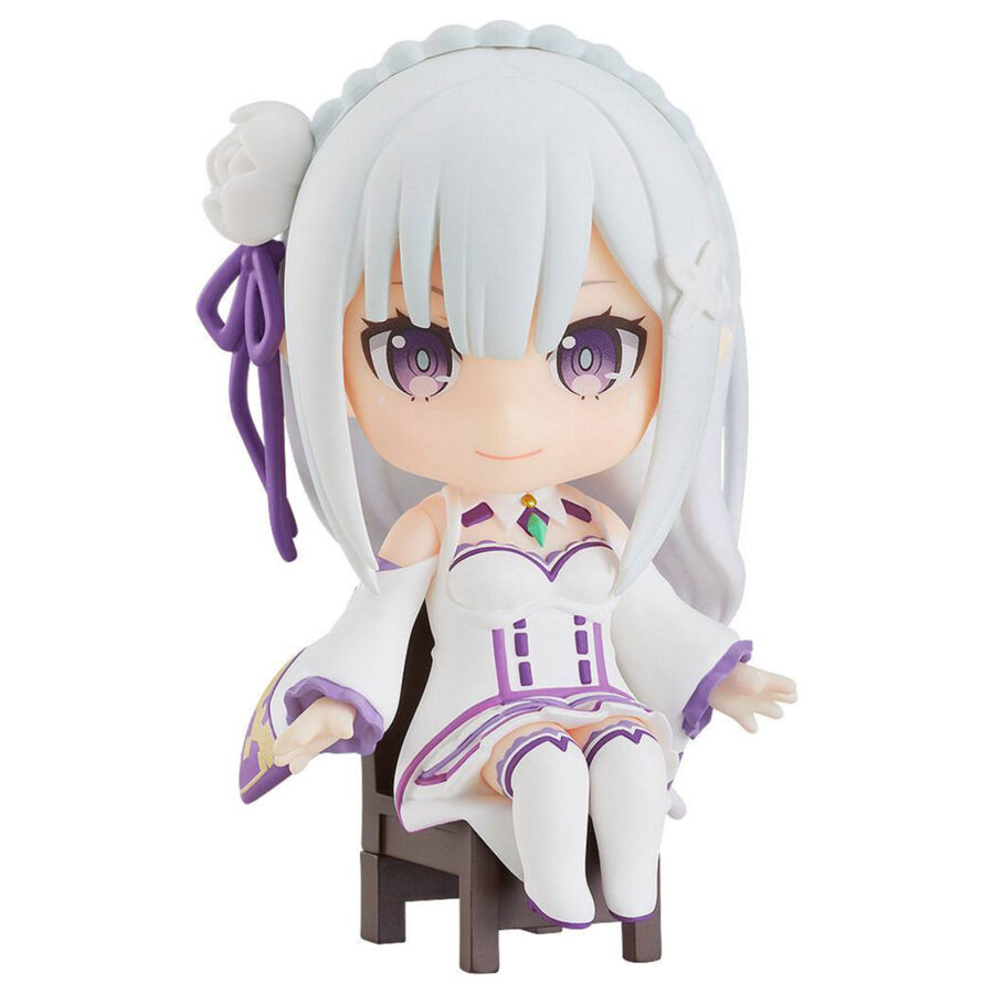 Re:Zero - Starting Life in Another World Nendoroid Swacchao! Emilia Original Figure, 9 cm