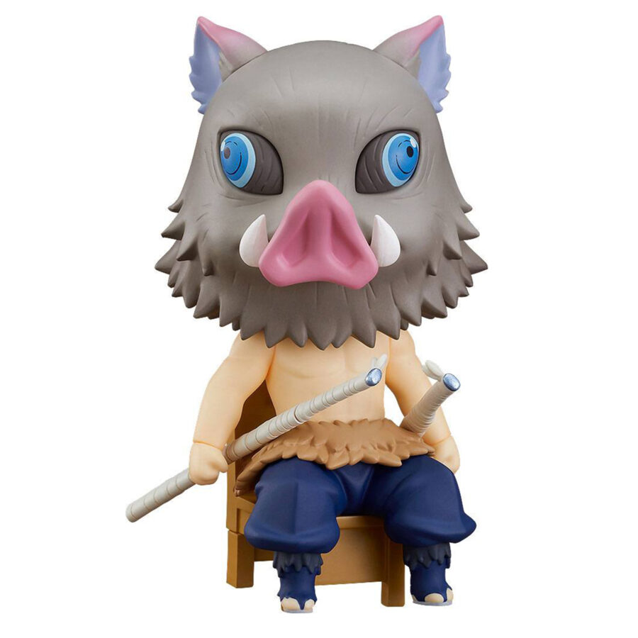 Demon Slayer: Kimetsu no Yaiba Nendoroid Swacchao! Inosuke Hashibira originaalfiguur, 9 cm