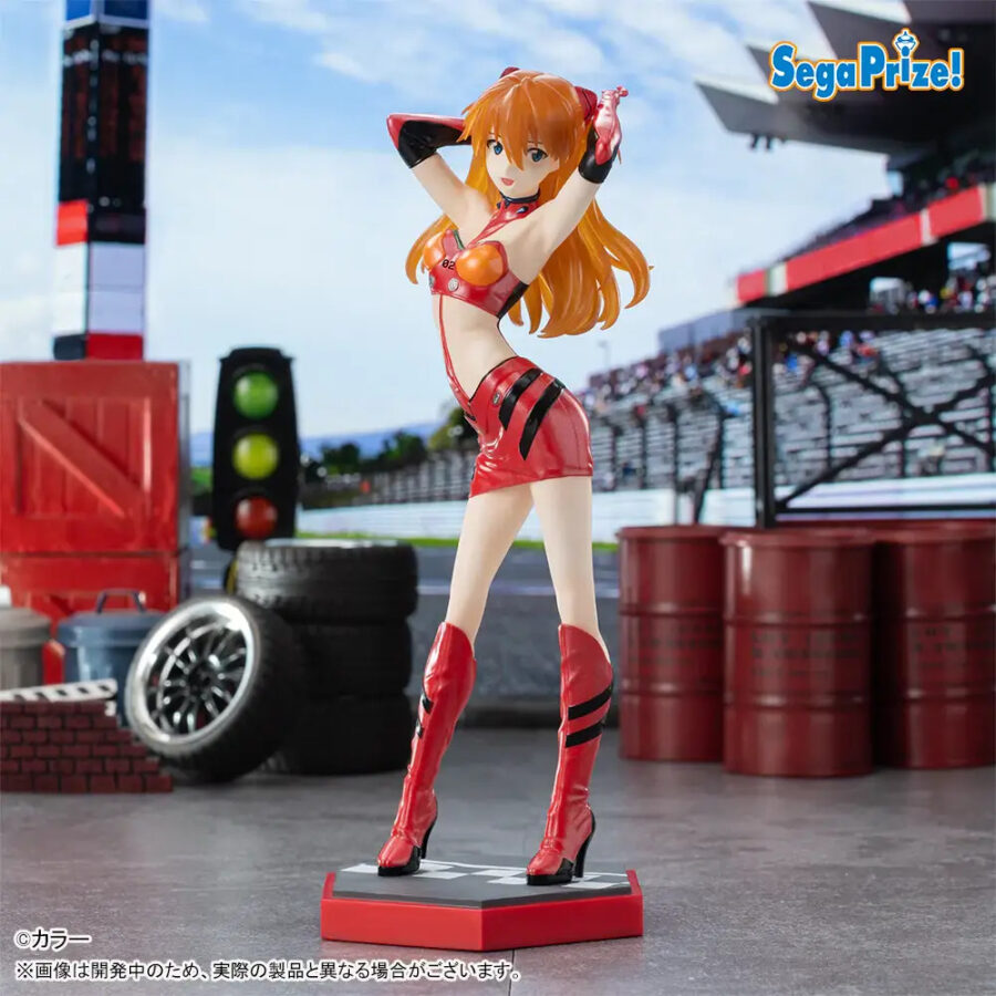 Evangelion Racing Luminasta Shikinami Asuka Langley figure, 15cm