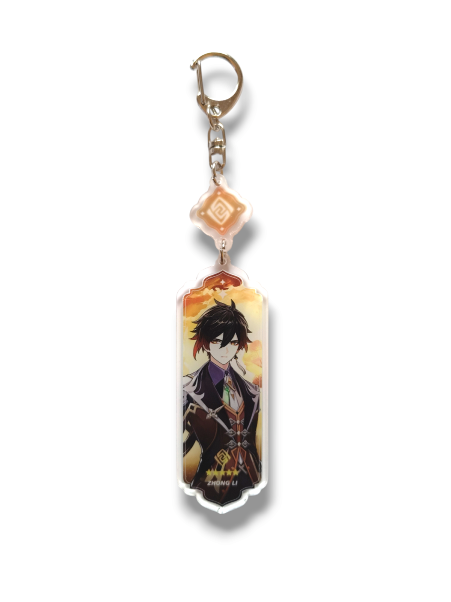 Genshin Impact Geo Keychain 8cm - Image 2