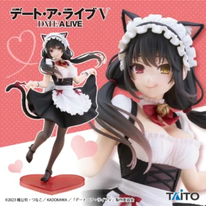 Date A Live V Tokisaki Kurumi Cat Maid Ver. Figure 18cm