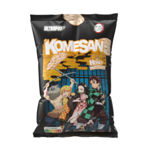 Komesan Demon Slayer Honey & Mustard Flavoured Rice Crackers 60g