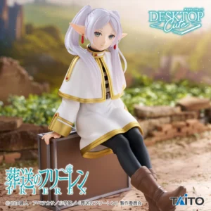 Frieren: Beyond Journey’s End Desktop Cute Figure Frieren Trunk Ver. Originaalfiguur 13cm