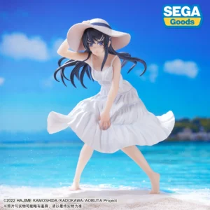 Rascal Does Not Dream of Bunny Girl Senpai Luminasta Sakurajima Mai Summer Dress Originaalfiguur 17cm