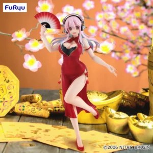 Super Sonico Trio Try iT Figure China Dress Ver. Originaalfiguur 21cm