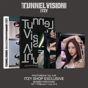 ITZY - [TUNNEL VISION] (Photobook Ver.) juhuslik ver.
