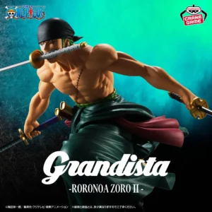 One Piece Grandista Originaalfiguur Roronoa Zoro Ⅱ 23 cm