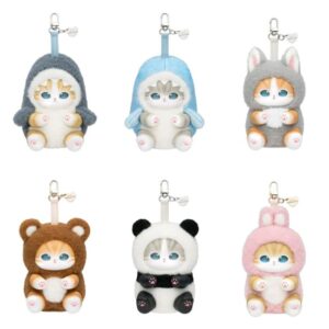 Mofusand Fluffy Kittens Blind Box Plush Keychain