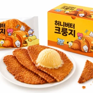 BT21 Honey Butter Crungzee mee-või croissant-snack 20 g