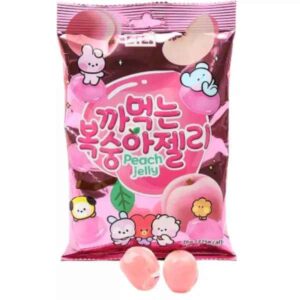 BT21 kooritavad pehmed virsikumaitselised kommid 76 g