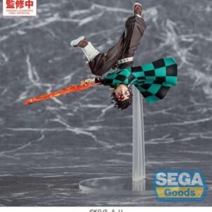 [PRE-ORDER] Demon Slayer: Kimetsu no Yaiba Luminasta PVC Figure Tanjiro Kamado Hinokami Kagura Setting Sun Transformation 15 cm